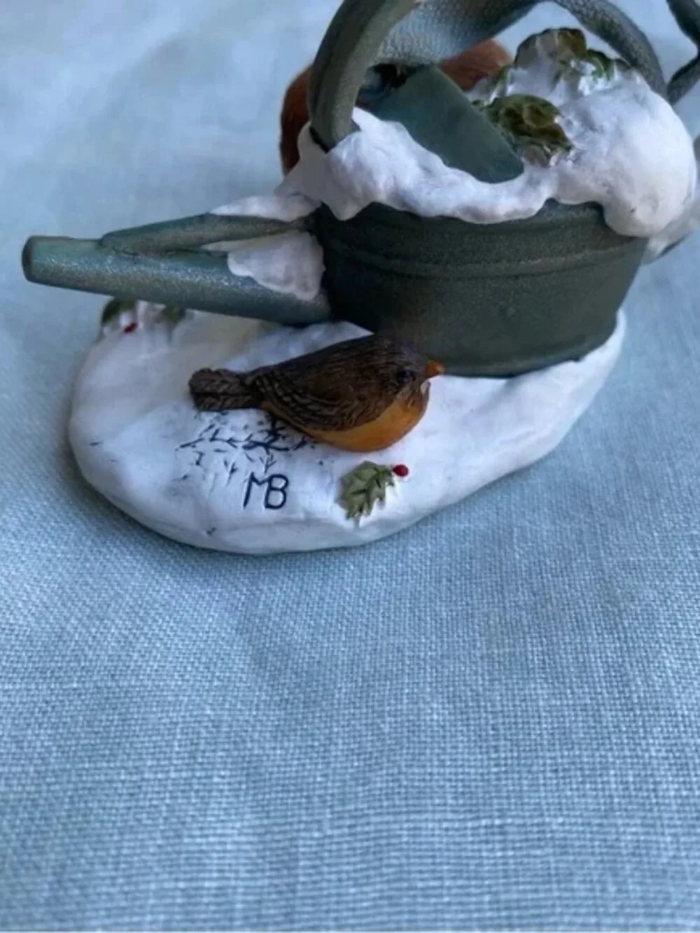 Hallmark 2000 Marjolein Bastin Snowy Garden rabbit Nature's Sketchbook ornament
